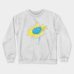 Peace in sunflower Crewneck Sweatshirt